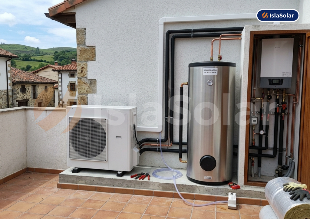 instalación de aerotermia