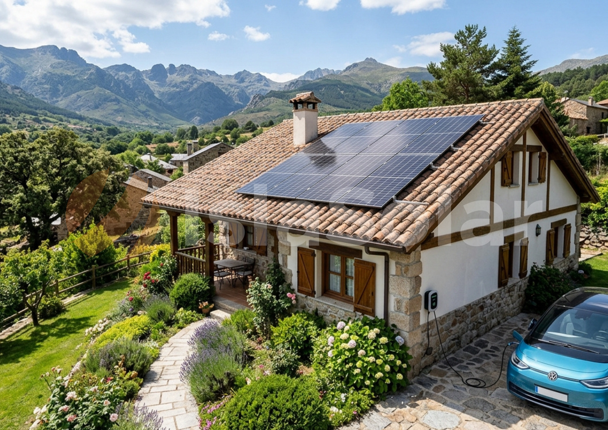 Placas solares en hoyos del espino