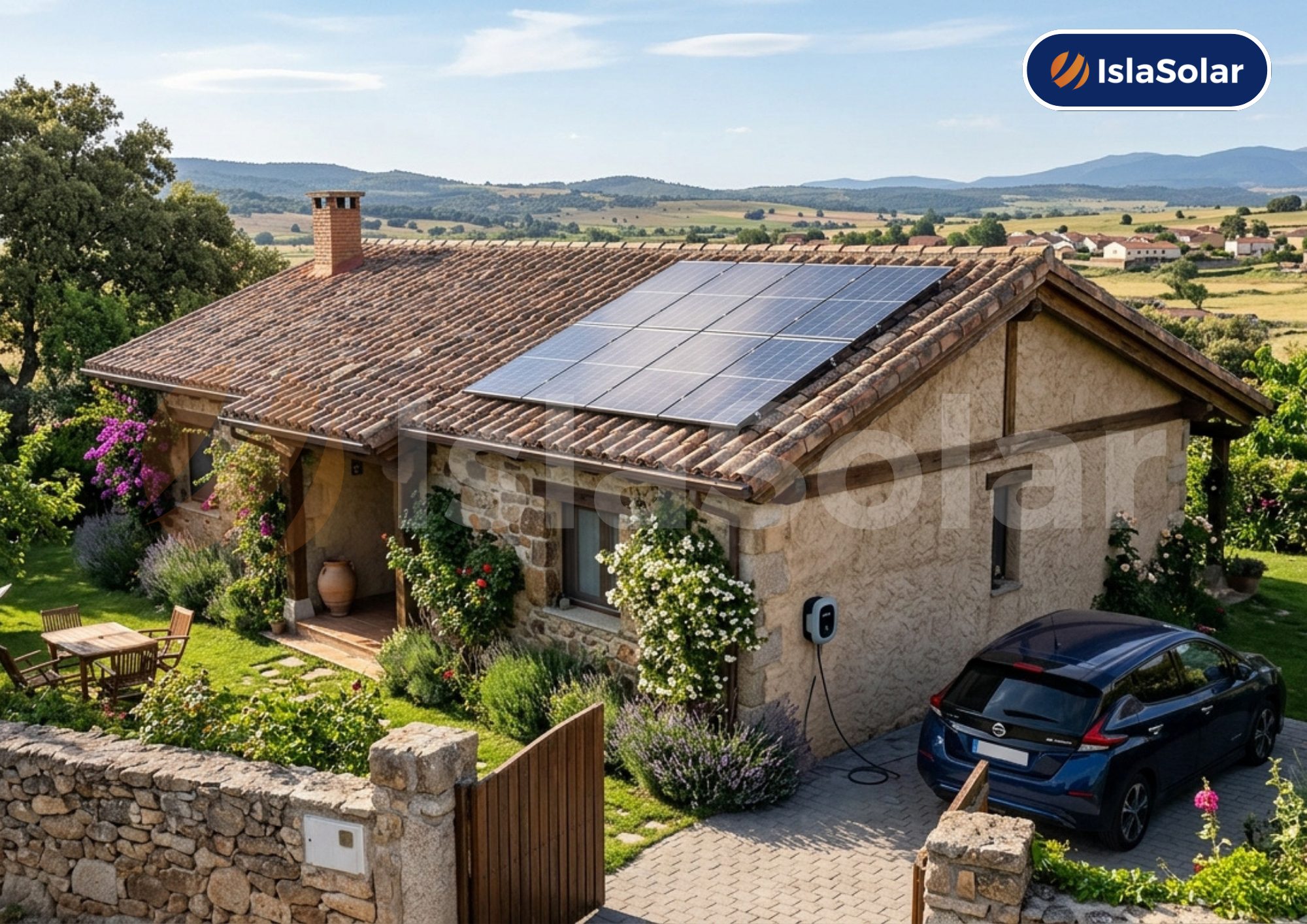 Placas solares en las berlanas