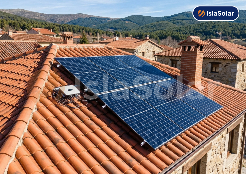 Placas solares en Navahondilla