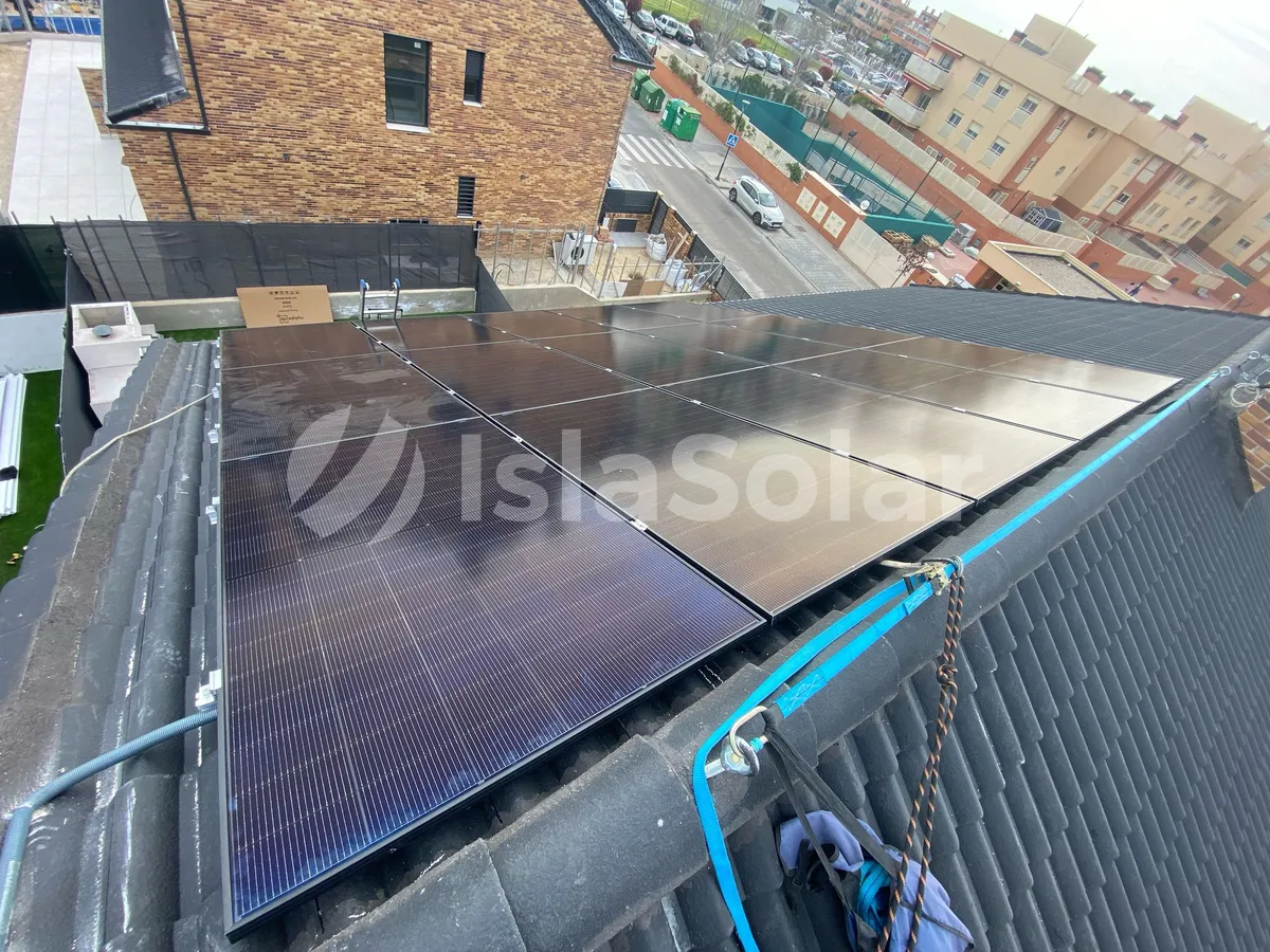 placas solares en el oso