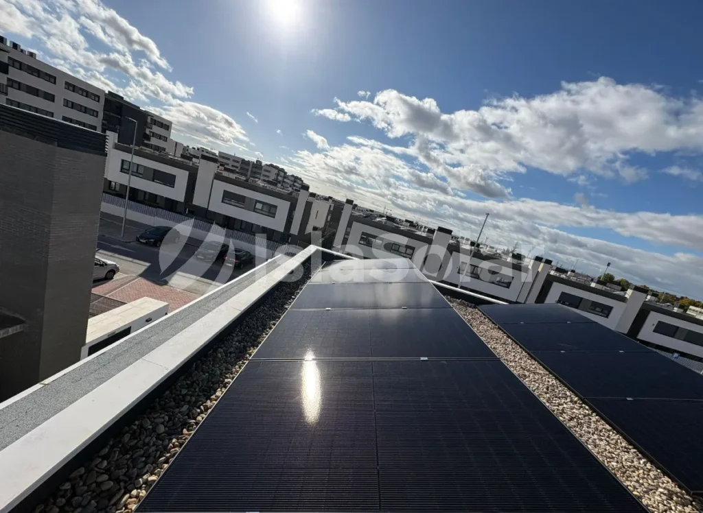 placas solares en fachada