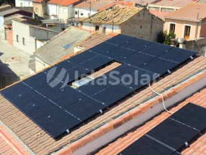 radiador eléctrico con placas solares